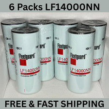 6 Pack Genuine Fleetguard LF14000NN Oil Filter Cummins ISX 4367100 -Made in USA