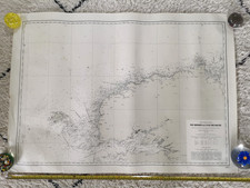 Carte Marine de Brest à l'ile
