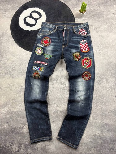 Dsquared2 denim blue slim - denim,