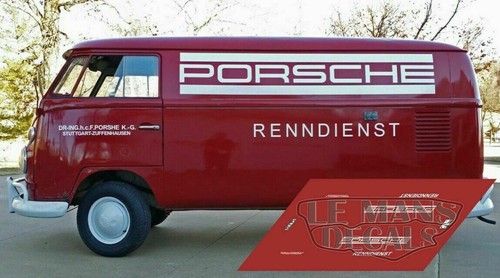 Décal volkswagen porsche - volkswagen, t1