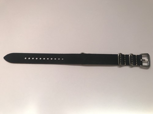 Military style black leather - military,