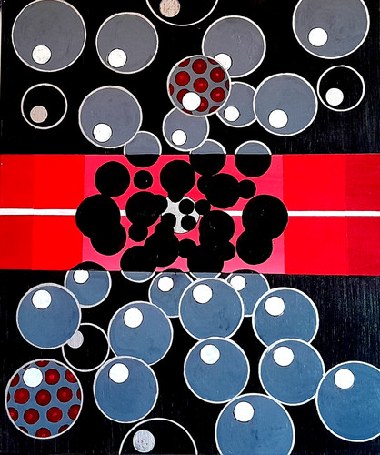 Artiste jost acrylique sur - b,