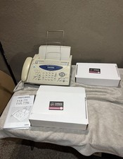 Brother Intellifax 775 Fax Machine Single Phone Line Copier With Manual, Carts