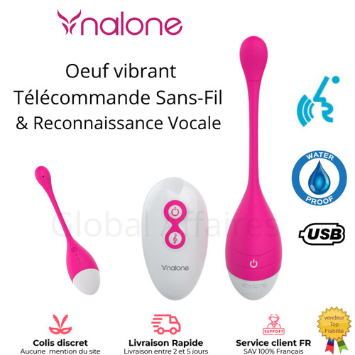 Oeuf vibrant télécommandé - vibrant,