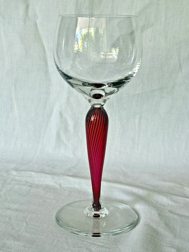 Verre pied cristal saint - pied, en