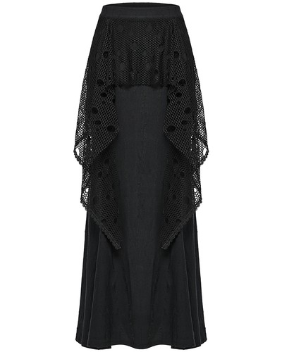 Jupe maxi fishtail gothique - jupe,