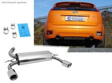 Le Sport Échappement Duplex Ford Focus 2 St 220 225 Ab 2005 1x100mm Rond Roulé