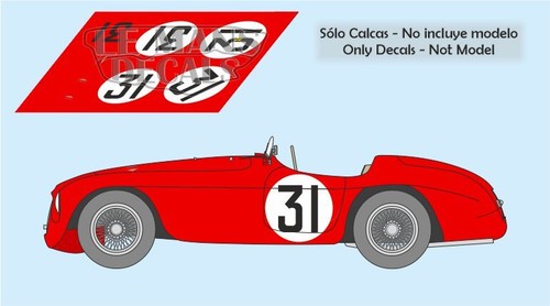 Autocollants ferrari 212 - autocollants,