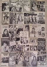 Vintage Pop Culture B/W Magazine circa. mid-70's You pick your titles. Rare HTF