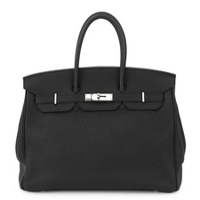 HERMES Birkin Size 35 Togo Leather Black