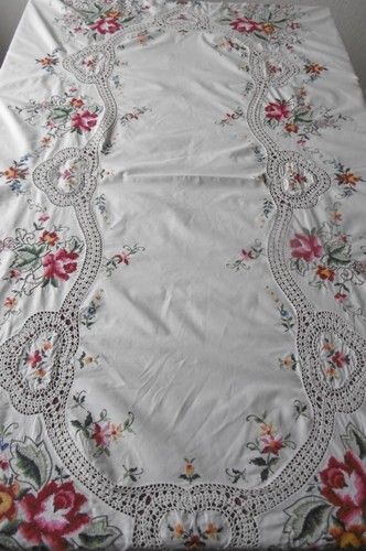 Nappe vintage recouverte - , de