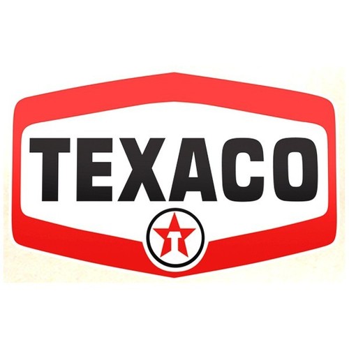 Texaco sticker vinyle laminé - ,