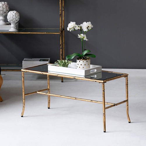 Table basse métal gold - table,