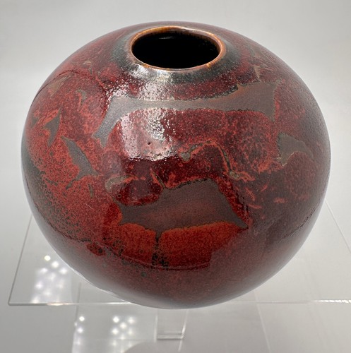 Vase boule grès - vase, en