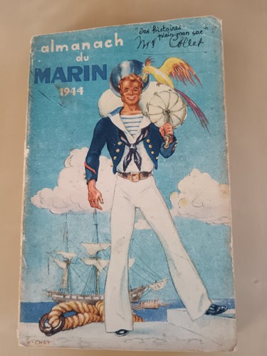 Livre ancien almanach marin - du,