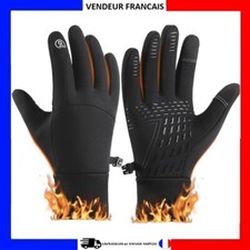 Gants Sport Hiver Thermiques Imperméable Coupe-Vent Écran Tactile Vélo Plein Air