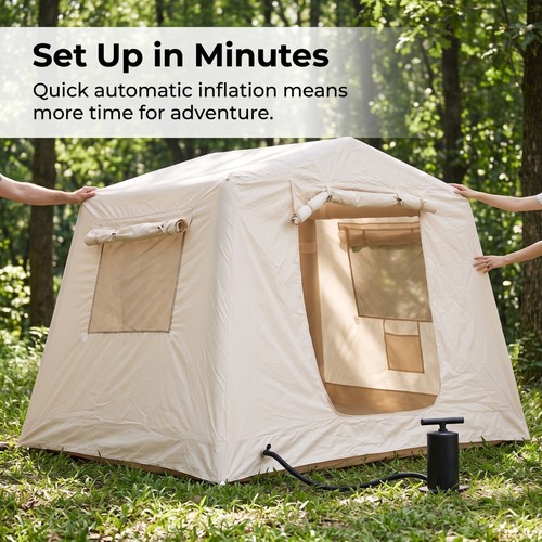Tente gonflable camping 4 - tente,