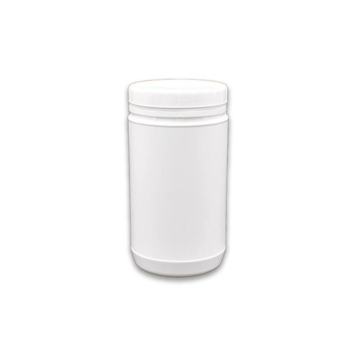 Pot rond plastique blanc - l,