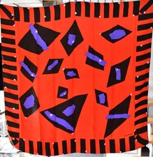 Grand carré en soie LOUIS