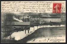 CPA Ste-Colombe-sur-Seine /Côte-d´Or, Vue générale des Forges 1910 