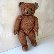 Antique Teddy Bear Ancien Ours de Collection  - 50 cm - En l'Etat
