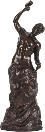 Bronze self made - self, man