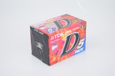 5-Pack New Sealed TDK D90 Audio Cassette Normal Position