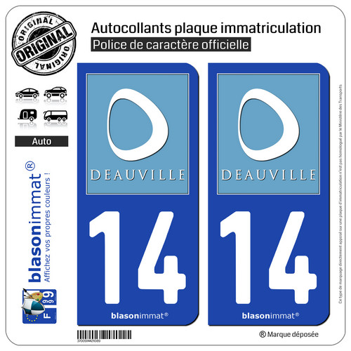 Stickers autocollants plaque - 2,