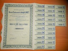 Ancienne action de 3000F