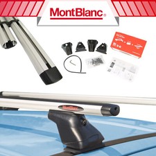 Alu Argent Barres de toit pour