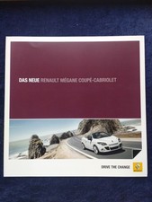 Renault Megane Coupe Cabriolet Convertible Brochure 3.2010