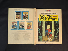 Tintin Pop-Hop “Vol 714 pour Sydney” 1971 French Pop‐Up Book by Hergé – Rare