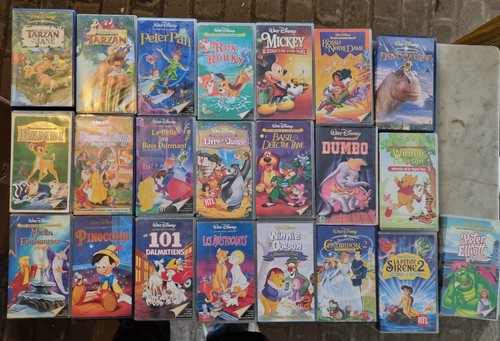 Lot cassettes vidéos - 22,