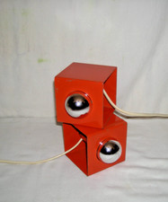 PAIRE DE LAMPES ORANGE - FORME