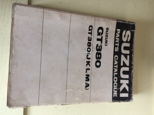 Suzuki gt380 parts catalogue - parts,