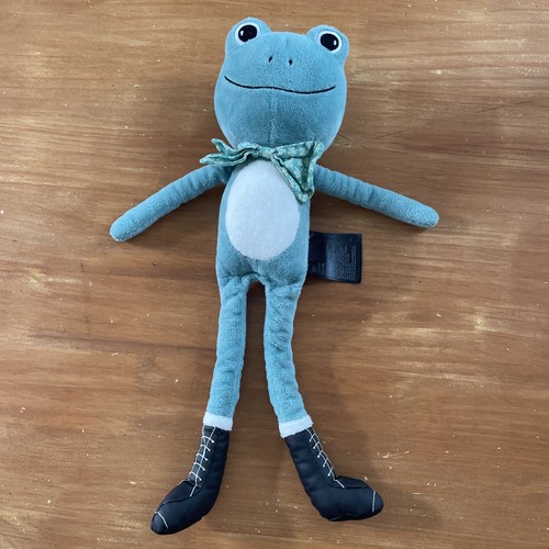 Doudou peluche grenouille vert