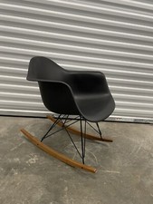 Original Herman Miller Eames Molded Plastic Armchair Walnut Rocker W/Certificate