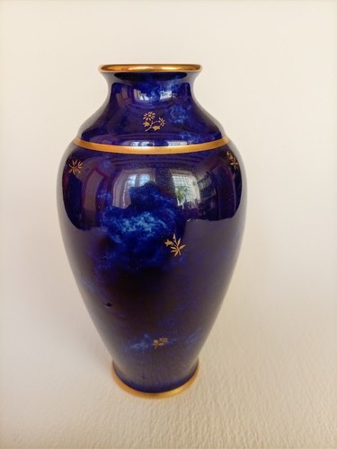 Petit vase sèvres bleu - vase,
