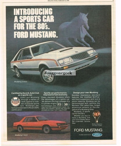1980 ford mustang white door - mustang,