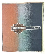 22x18 Harley Davidson and Ford F150 branded woven tapestry