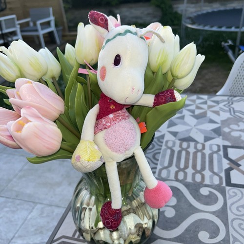 Peluche doudou louise - doudou, licorne