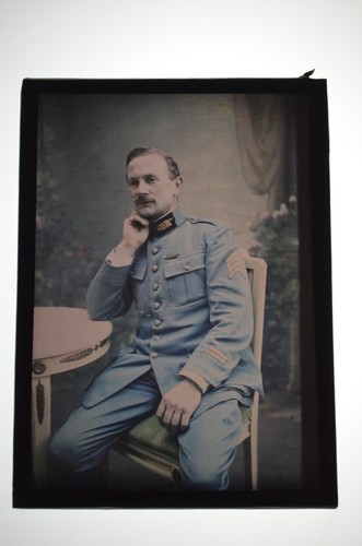 Rare plaque photo couleur - , en