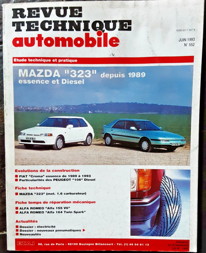 Revue technique mazda - mazda, 323