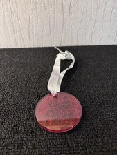 Médaillon pourpre déco Noël