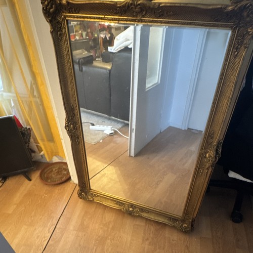 Miroir rectangulaire encadré