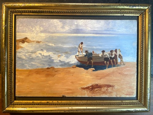 Petite marine peinture - petite, marine,