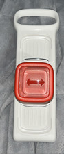 Tupperware Speedy Mando Grater with Food Guide – Red & White – NEW no box
