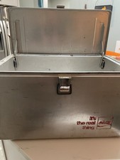 Vintage Coca Cola Cooler Metal Made By Progress Refrigerator Co Ky Dual Openers