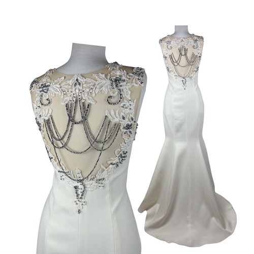 Robe sirène ivoire avec - robe,