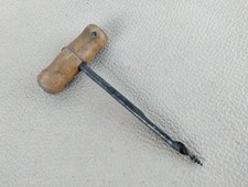 Ancien Outil Vrille Forgé